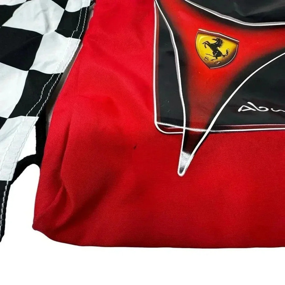 Ferrari World Abu Dhabi backpack cinch sac bag red - Picture 4 of 11